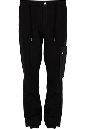 Les Hommes Bukser, Herre, Sort, M, Uld, Slim Fit Bukser