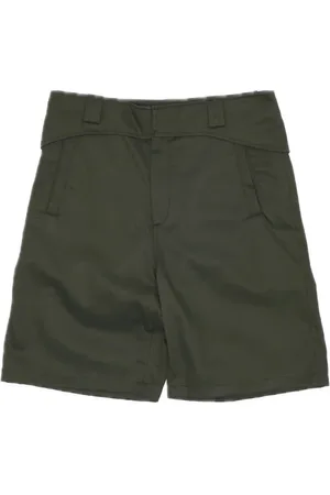 GR10K Shorts, Herre, Grøn, M, Bomuld, Folded Bælte Shorts