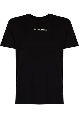 Les Hommes Top, Herre, Sort, 3XL, Klassisk Rund Hals T-Shirt