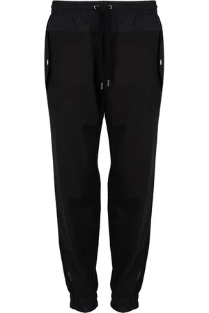 Les Hommes Bukser, Herre, Sort, XL, Uld, Elegant Slim Fit Wool Bukser