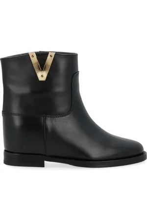 Via Roma Sko, Dame, Sort, 35 EU, Diamant Split V Ankelstøvle