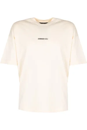 Les Hommes Top, Herre, , 3XL, Bomuld, Casual Rund Hals T-Shirt
