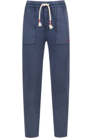 MC2 SAINT BARTH Bukser, Herre, Blå, XL, Bomuld, Blå Sweatpants Elastisk Talje Regelmæssig Pasform