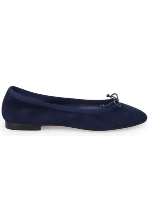 Belle Sko, Dame, Blå, 38 EU, Læder, Blå Ballerina Sko