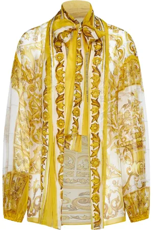 Dolce & Gabbana Bluser & Skjorter, Dame, Flerfarvet, 3XS, Uld, Stilfulde Skjorter Kollektion