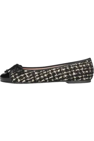 Pretty Ballerinas Sko, Dame, Sort, 38 1/2 EU, Tweed, Tweed Rosario Ballerina Sko