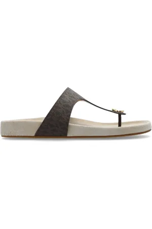 Michael Kors Sko, Dame, Brun, 36 1/2 EU, Lucinda Sandal - Logo