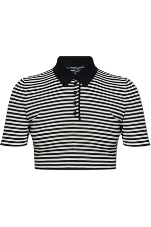 Dolce & Gabbana Bluser & Skjorter, Dame, Sort, XS, Uld, Kort top