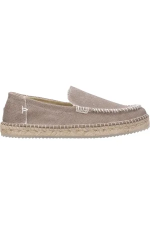 Espadrilles Sko, Herre, Brun, 45 EU, Bomuld, Bomuld Reb Sål Slip-On Sko