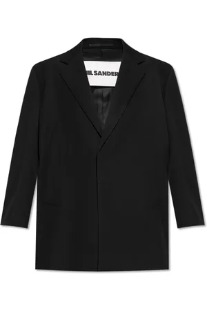 Jil Sander Jakke, Herre, Sort, M, Uld, Uldfrakke