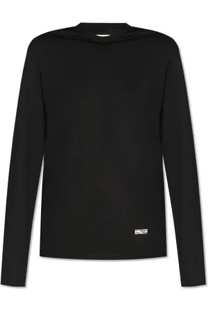 Jil Sander Top, Dame, Sort, XS, Bomuld, Langærmet T-shirt