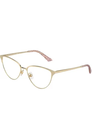 Jimmy Choo Tilbehør, unisex, Gul, 55 MM, Uld, Guld Stel Solbriller