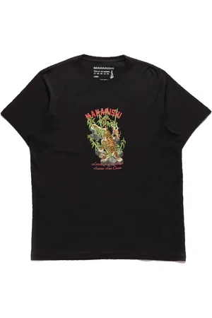 Maharishi Top, Herre, Sort, M, Bambus, Bambus Tiger Grafisk Tee