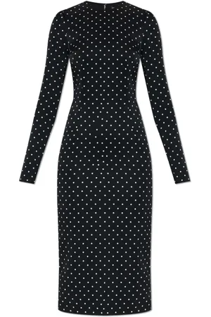 Dolce & Gabbana Kjole, Dame, Sort, M, Silkekjole