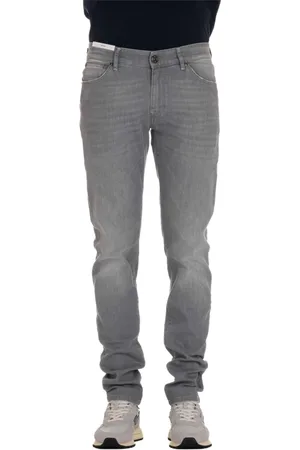 PT Torino Jeans, Herre, Grå, W34, Denim, Grå Denim Swing Fit Jeans
