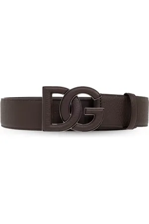 Dolce & Gabbana Tilbehør, Herre, Brun, 95 CM, Læder, Læderbælte