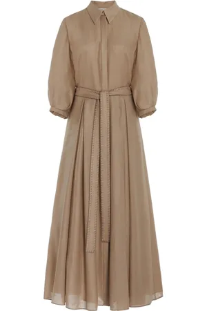 GABRIELA HEARST Kjole, Dame, , L, Uld, Khaki Andy Kjole