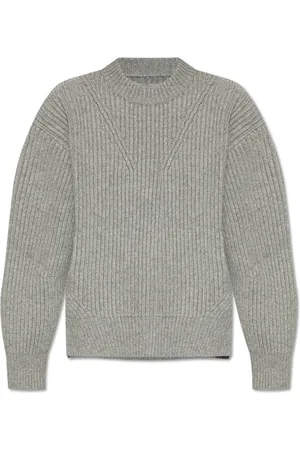 Jil Sander Strik, Dame, Grå, S, Uld, Uld Sweater