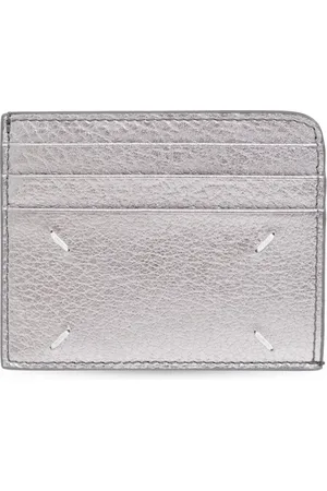 Maison Margiela Tilbehør, Dame, Grå, ONE SIZE, Kortholder med logo