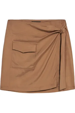 Oltre Nederdel, Dame, , M, Kort Wrap Nederdel med Knude
