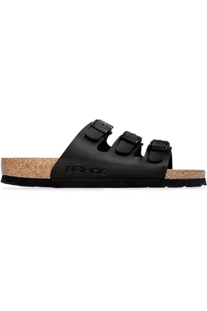 Rohde Sko, Dame, Sort, 35 EU, Sort damesandal med to remme