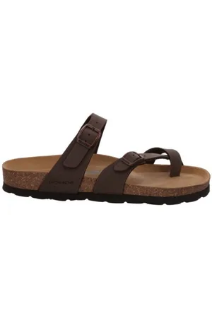 Rohde Sko, Dame, Brun, 35 EU, Brun damesandal med to remme