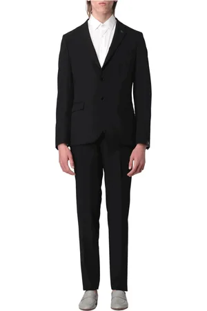 Manuel Ritz Jakkesæt, Herre, Sort, 2XL, Uld, Elegant Kjole Sammensætning 100% SEO