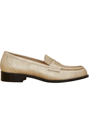 Persona by Marina Rinaldi Sko, Dame, , 38 EU, Uld, Metallic Læder Mokkasiner Stilfuld Berøring