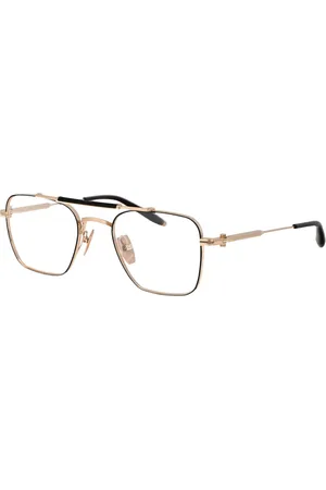 AKONI Tilbehør, unisex, Gul, 50 MM, Uld, Stilfulde Optiske Briller til Europa