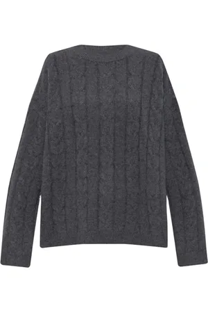 Lisa Yang Strik, Dame, Grå, M, Cashmere, Vilma Sweater