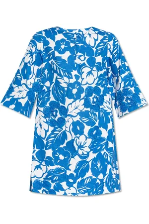 Kate Spade Kjole, Dame, Flerfarvet, S, Bomuld, Blomstret mønster kjole