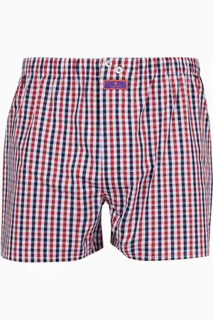 Gallo Undertøj, Herre, Flerfarvet, S, Bomuld, Klassiske Røde Bomuld Boxershorts