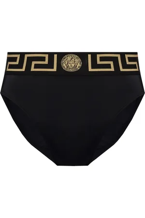 VERSACE Badetøj, Dame, Sort, S, Uld, Badedragt bund