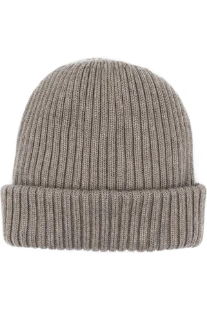 Gallo Tilbehør, unisex, , ONE SIZE, Uld, Ribbet Glac? Beanie i Uld, Silke, Cashmere