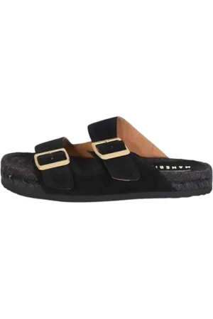 MANEBI Sko, Dame, Sort, 37 EU, Uld, Alex Riviere Sandaler