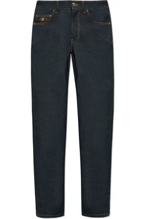 VERSACE Jeans, Herre, Blå, W33, Bomuld, Tapered leg jeans