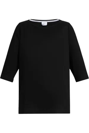 Persona by Marina Rinaldi Bluser & Skjorter, Dame, Sort, L, Uld, Egoista Boatneck Tunika Silhuet