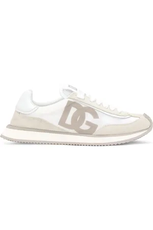 Dolce & Gabbana Sko, Dame, Flerfarvet, 37 EU, Uld, Lav Dragesneaker Hvid