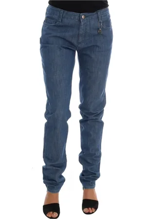 Costume National Jeans, Dame, Blå, W26, Bomuld, Slim-fit Jeans