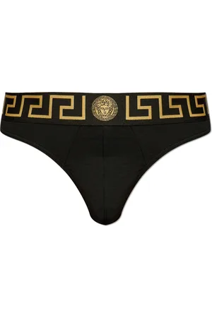 VERSACE Undertøj, Herre, Sort, 3XL, Bomuld, Bomuld G-streng trusser
