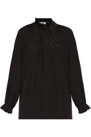 Victoria Beckham Bluser & Skjorter, Dame, Brun, XS, Silkeskjorte