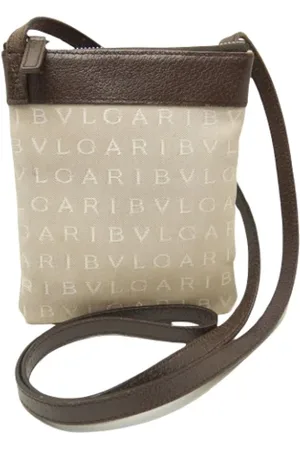 Bvlgari Pre-owned, Dame, , ONE SIZE, Uld, Pre-owned Canvas skuldertasker