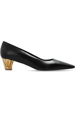 Salvatore Ferragamo Sko, Dame, Sort, 34 1/2 EU, Læder, Lædersko Alessya