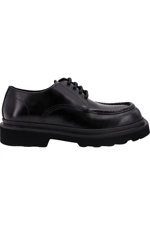 Dolce & Gabbana Sko, Herre, Sort, 39 EU, Læder, Italiensk Læder Snøresko