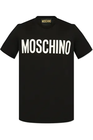 Moschino Top, Herre, Sort, M, Bomuld, T-shirt med logo