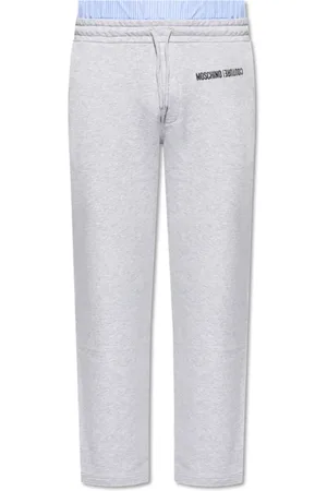 Moschino Bukser, Herre, Grå, L, Bomuld, Sweatpants