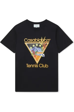 Casablanca Top, Herre, Sort, 2XL, Bomuld, Tennis Club Icon T-shirt