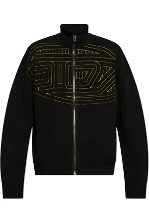Diesel Strik, Herre, Sort, L, Uld, Cardigan K-Ralus