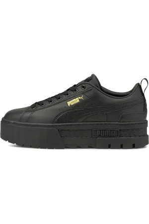 PUMA Sko, Dame, Sort, 36 EU, Tyl, Mayze Classic Street Style Sneakers