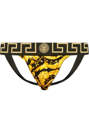 VERSACE Undertøj, Herre, Flerfarvet, 3XL, Bomuld, Mønstrede jockstraps